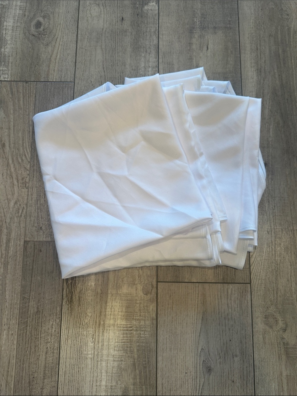 48” White Tablecloth - Classic Solid White Dining Linen